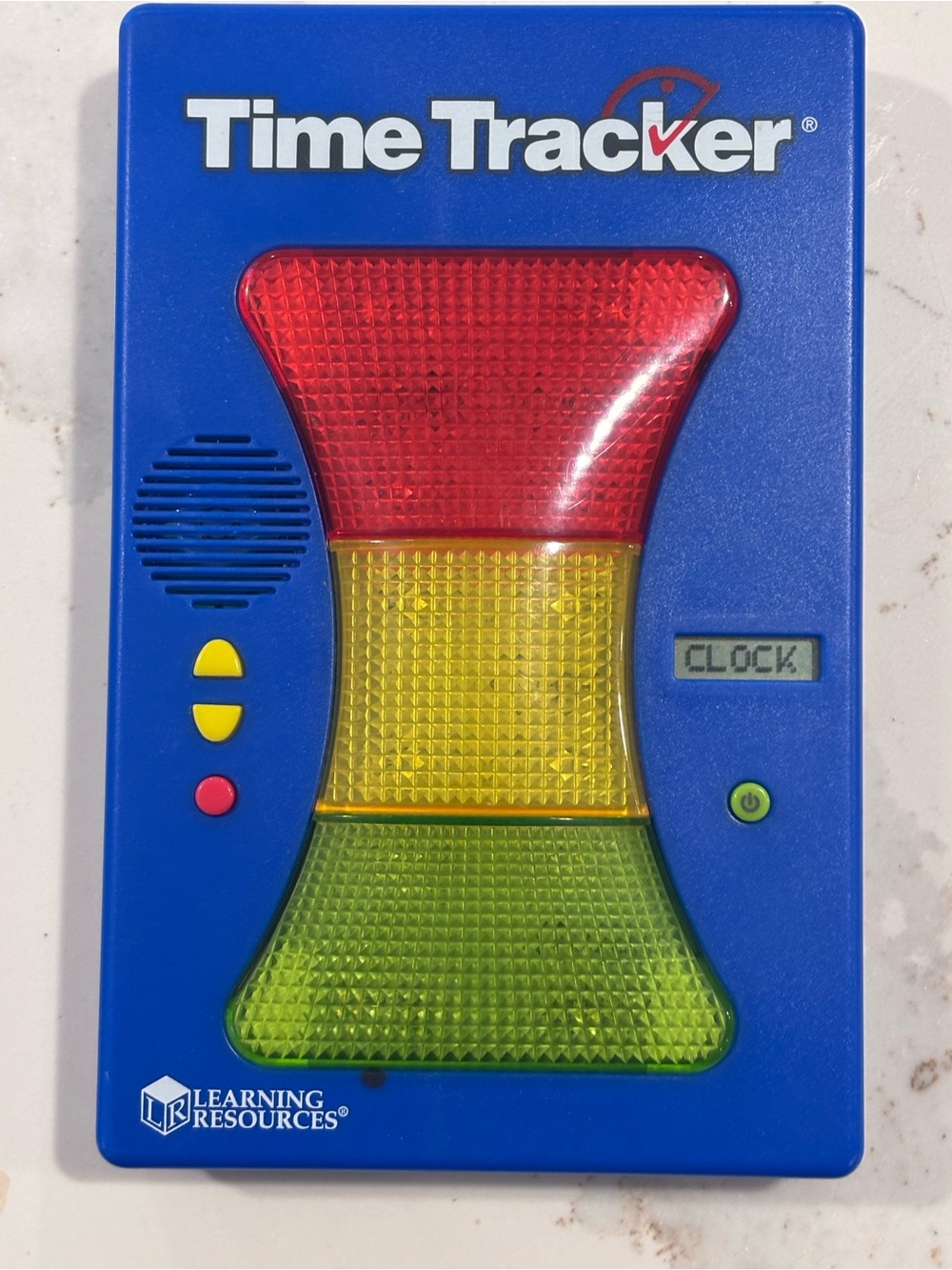 Learning Resources time tracker coloured visual timer clock